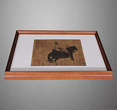 麻章书画装裱配框服务案例